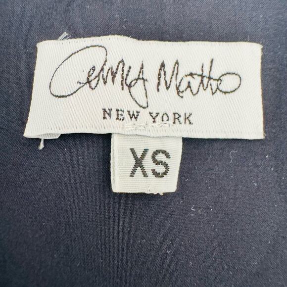 Amy Matto Aztec Tribal Geometric Print Sleevless Zippered Back Top XS - Picture 4 of 7